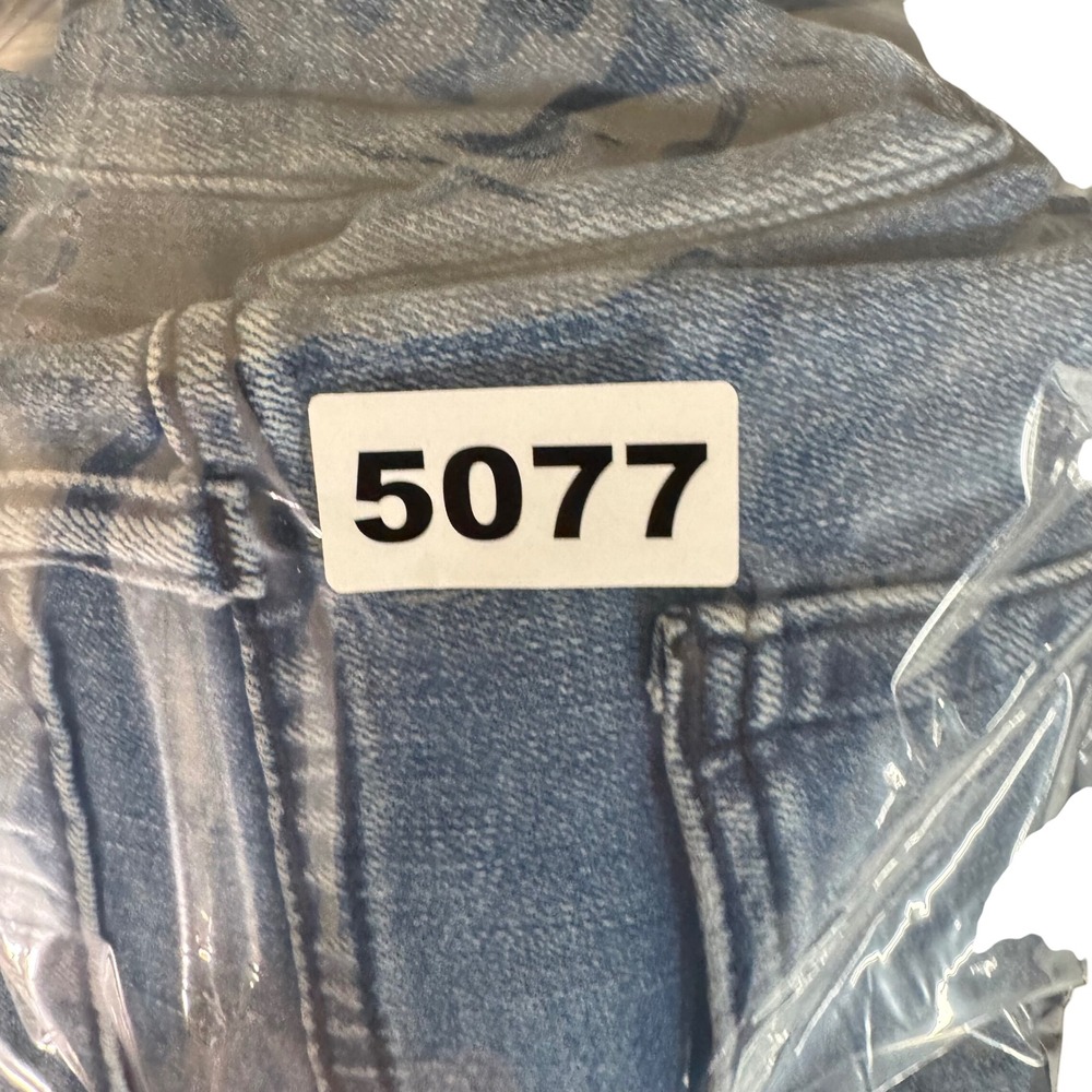 GAP Womens 8 High Rise Flare Jeans 30x34 Light Wash Distressed Y2K Boho Festival - Picture 9 of 9